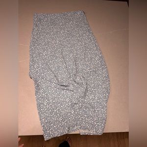 Long Floral Skirt, fitted with movement